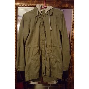 Hollister olive jacket